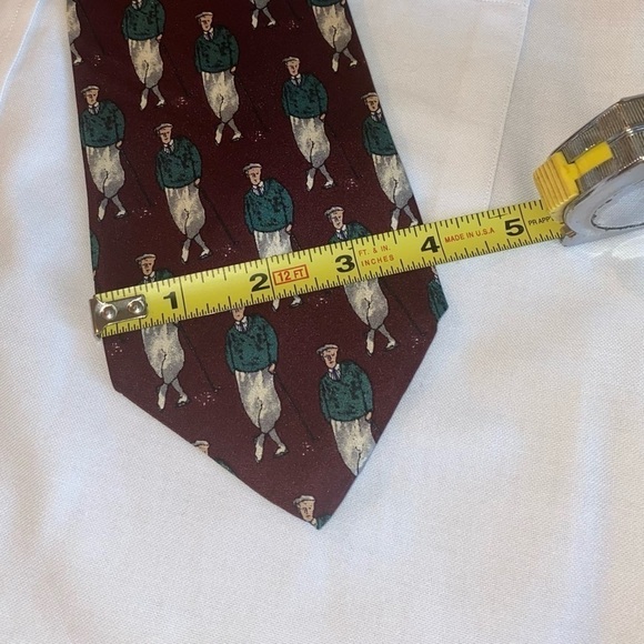 Robert Talbott Silk Tie, Golf motif - Picture 6 of 6